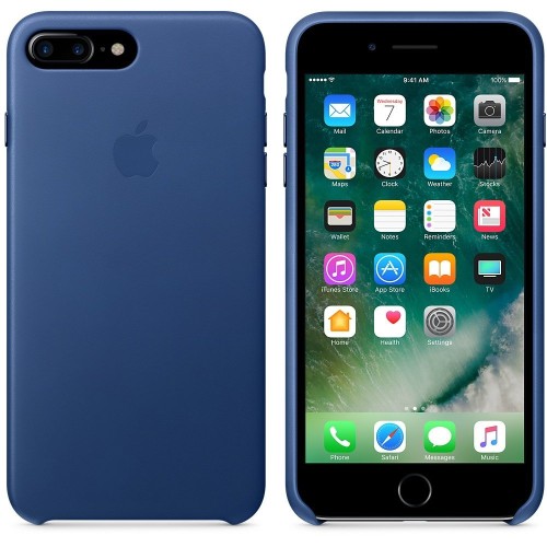 Apple Custodia in pelle per iPhone 8 Plus / 7 Plus - SAPPHIRE 